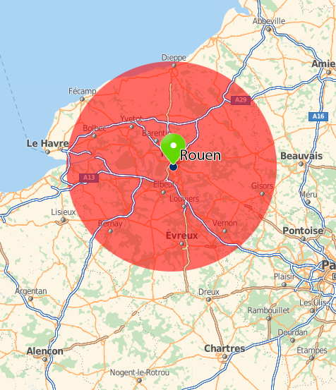 Carte Rouen intervention